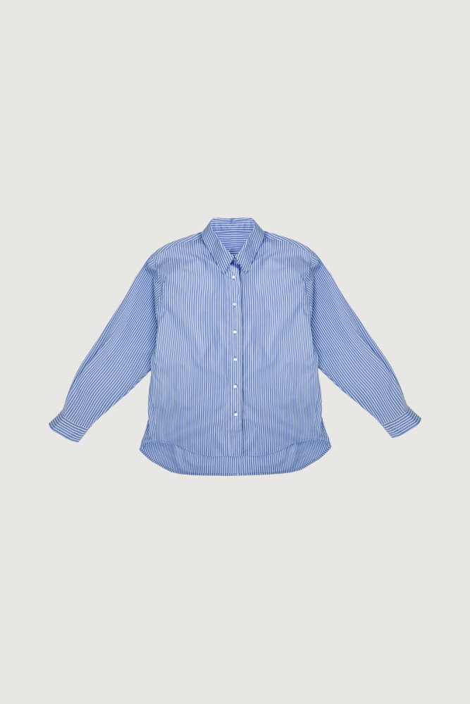 Cotton Stripe Shirt (same-day shipping)